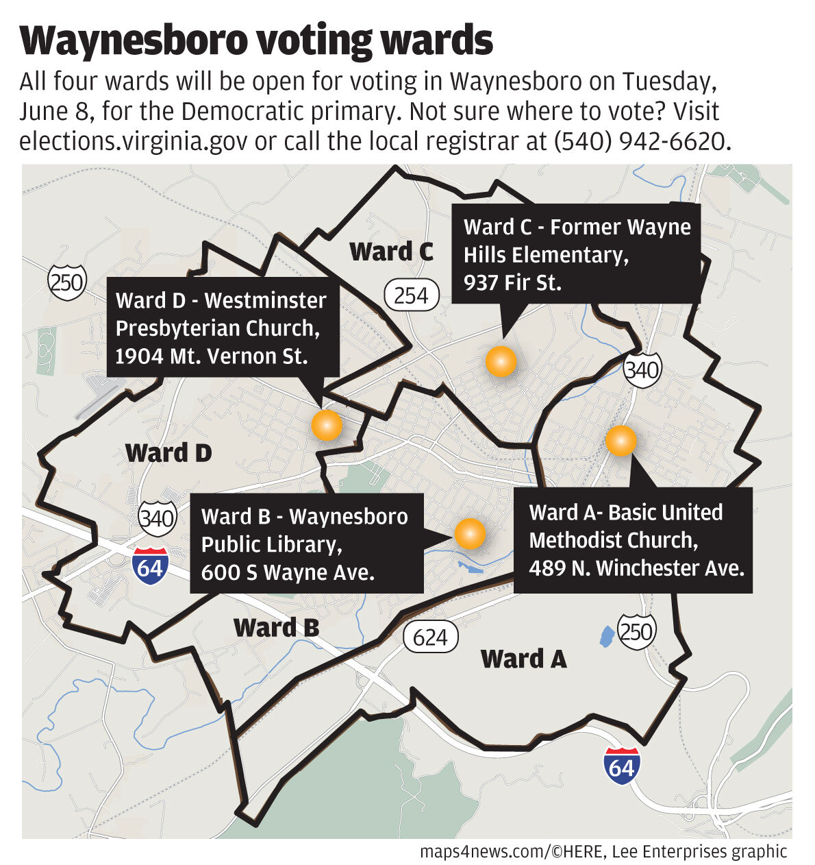 Waynesboro Voting Wards